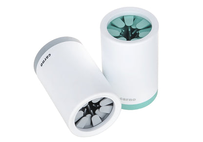 Dog paw cleaner cup with soft silicone bristles
