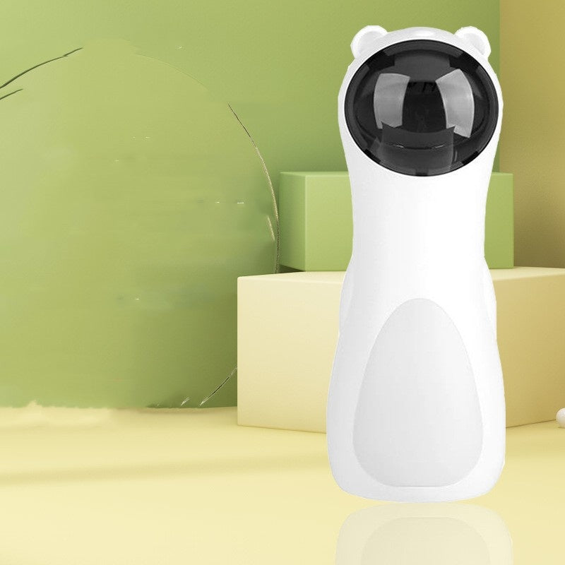 Automatic interactive LED laser cat toy in white
