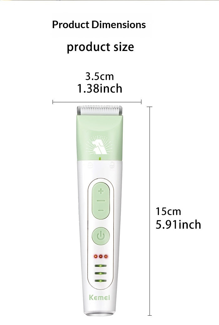 4-in-1 cordless pet grooming kit with trimmer and nail grinder